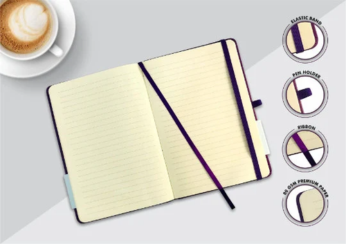 A4 Notizbuch liniert Hardcover Journal für Schule Home Office 192 Seiten 80 GSM Papier - Bild 4 von 15