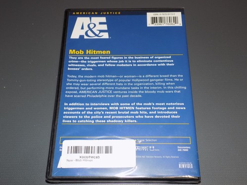MOB HITMEN Mafia Gangster Organized Crime Hits Mobster Hit Mobsters A&E DVD NEW - Picture 2 of 3