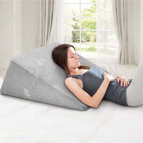 Bed Wedge Pillow Cool Gel Memory Foam Back Leg Elevation Raiser Support Cushion - Picture 86 of 171