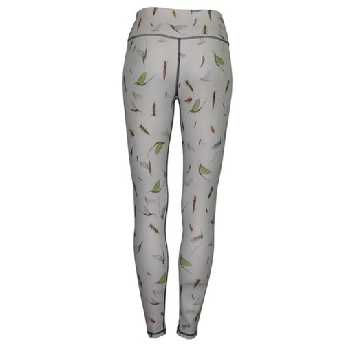 Mayfly All Sport Print Leggings | br Women's Fly Fishing Clothing Size M - Picture 2 of 10