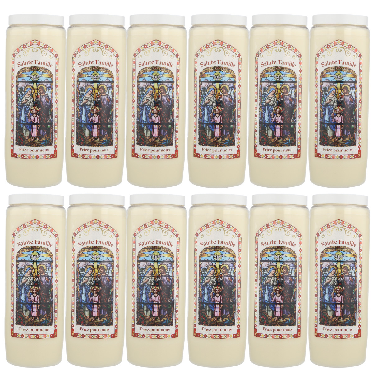 Bougies de neuvaine Sainte Famille pour illuminer votre coin prière et vos rituels