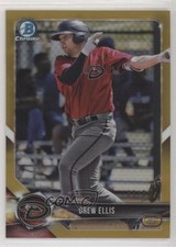 2018 Bowman Draft Chrome Gold Refractor 33/50 Drew Ellis #BDC-21 s3g