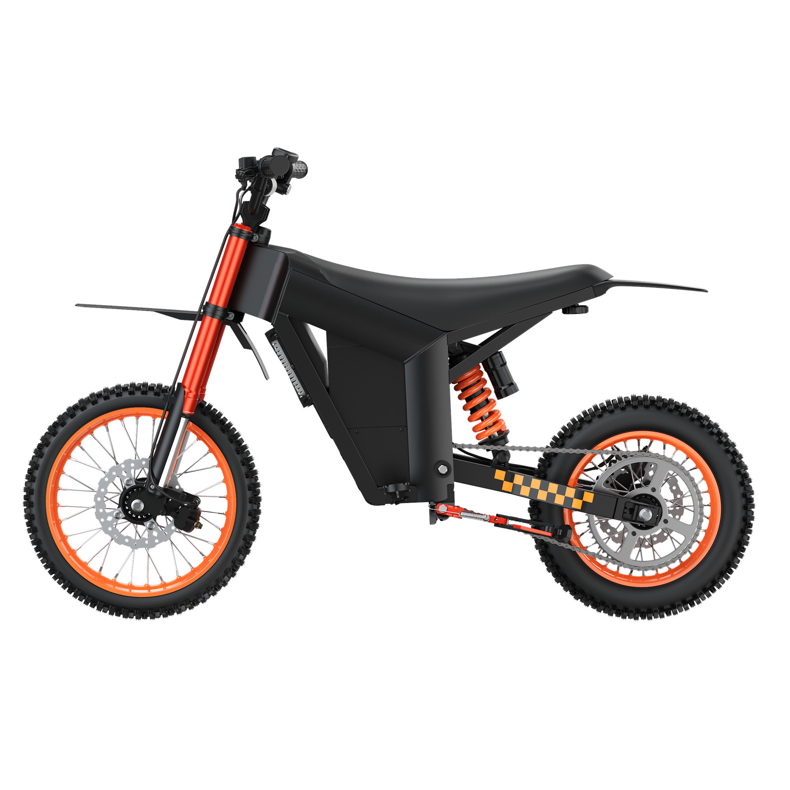 Electric Dirt Bike Mountain Motorcycle 48V 21AH 3000W Motor 40MPH Speed Ebike