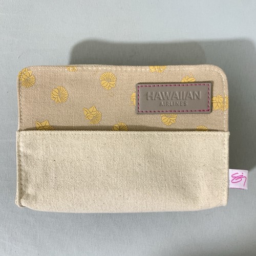 Hawaiian Airlines x Sig Zane Amenity Bag Canvas Cosmetics Pouch Empty Bag Only