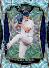 2021 Panini Select Walker Buehler Scope Prizm #199 Los Angeles Dodgers
