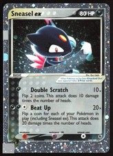 Pokemon Sneasel ex Holo EX Ruby and Sapphire 103/109 LP