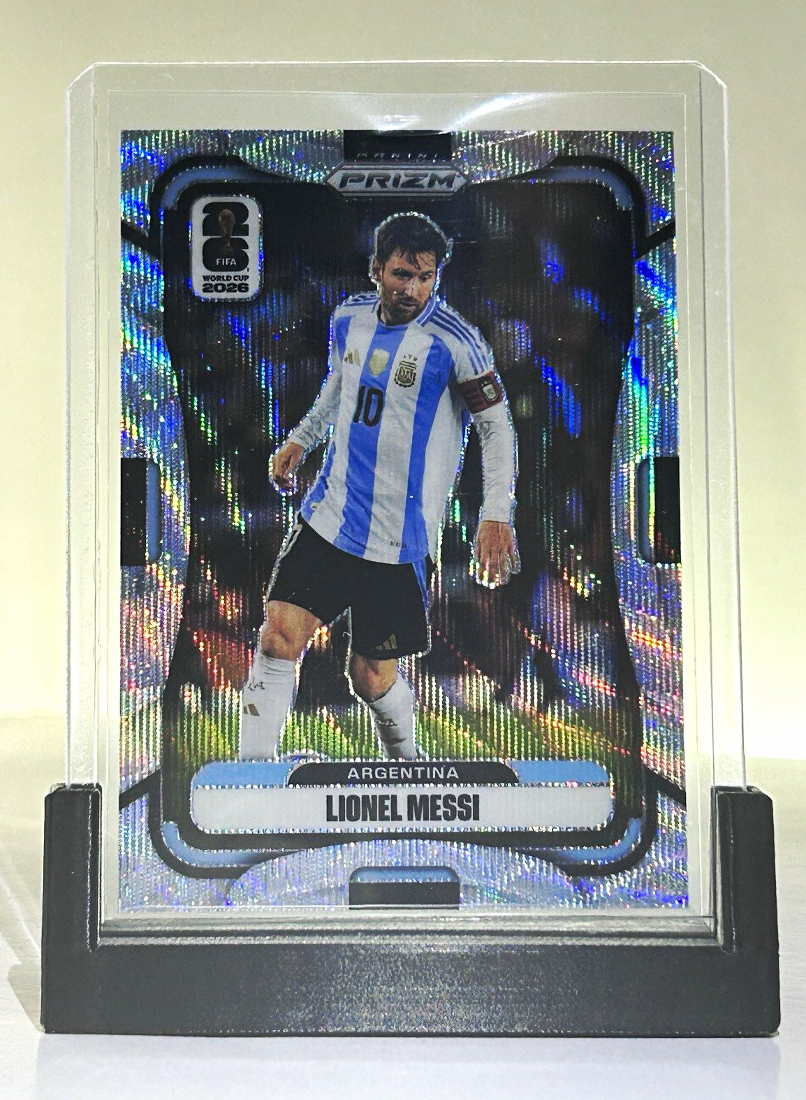 Lionel Messi #10 Argentina Wave 2026 Panini Prizm FIFA World Cup