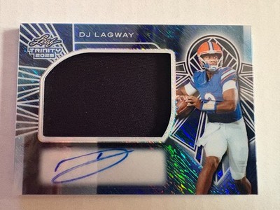 2025 Leaf Trinity DJ Lagway Patch Autographs #RMM-DJL Florida Gators #4/9 Hot!!!