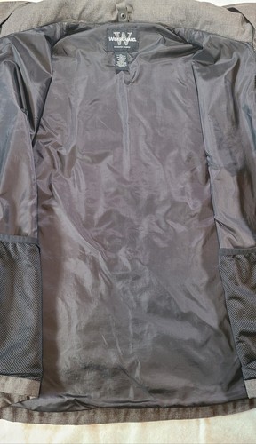 Wear Guard Coat Size XL Gray Parka Full Zip, Insulated Lined Zip Pockets - Picture 6 of 11