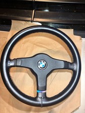 Title Bmw M-tech 1 Steering Wheel Kba 70074 385mm New Nappa Leather E30