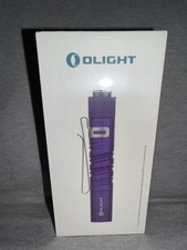 Olight i3T EOS LED Flashlight Periwinkle Purple Titanium Limited Edition