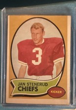1970 Topps - Jan Stenerud #25 (RC)