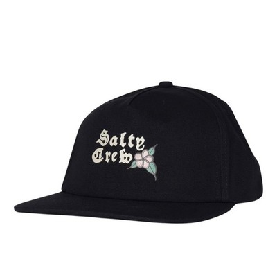 SALTY CREW HOPPER 5 PANEL CAP BLACK