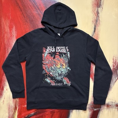 Killswitch Engage Atonement Hoodie W/Flaming Lion Graphic Men s Size Medium
