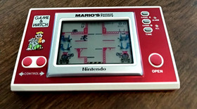 Nintendo Game & Watch Mario's Cement Factory ML-102 Made in Japan 1983 Work's!