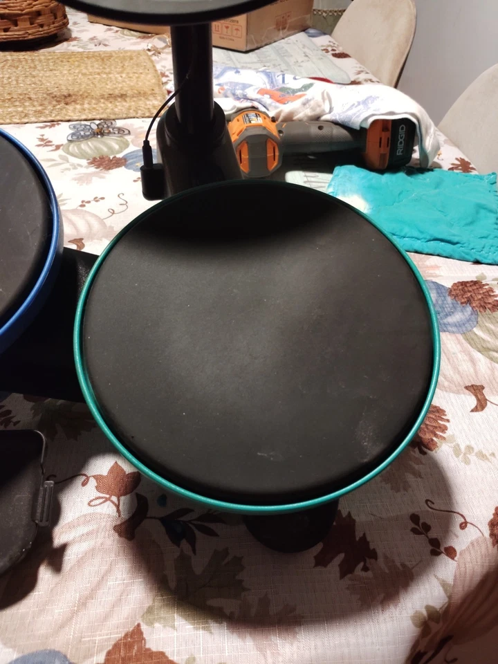 BAND HERO Wireless Drums Activision Controller Nintendo Wii 95521.808! Untested - Image 3 of 4