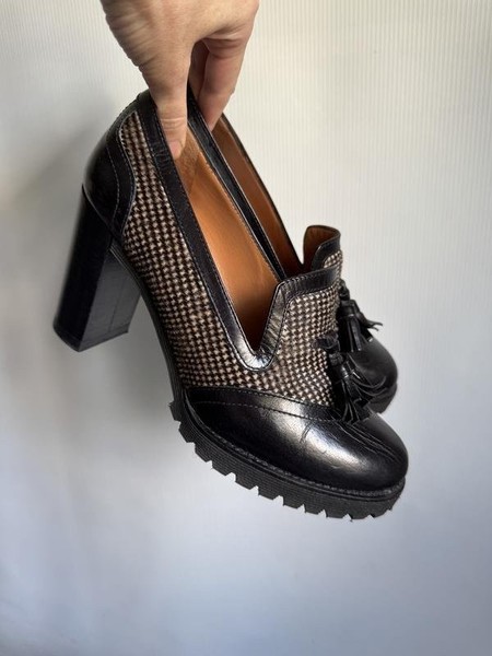 Women De Robert Heels Brown Leather 38