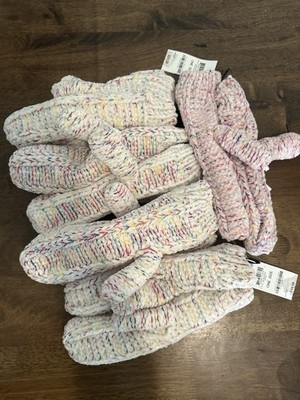 INC International Concepts Womens Space Dye Chenille Mittens - 5 Pairs