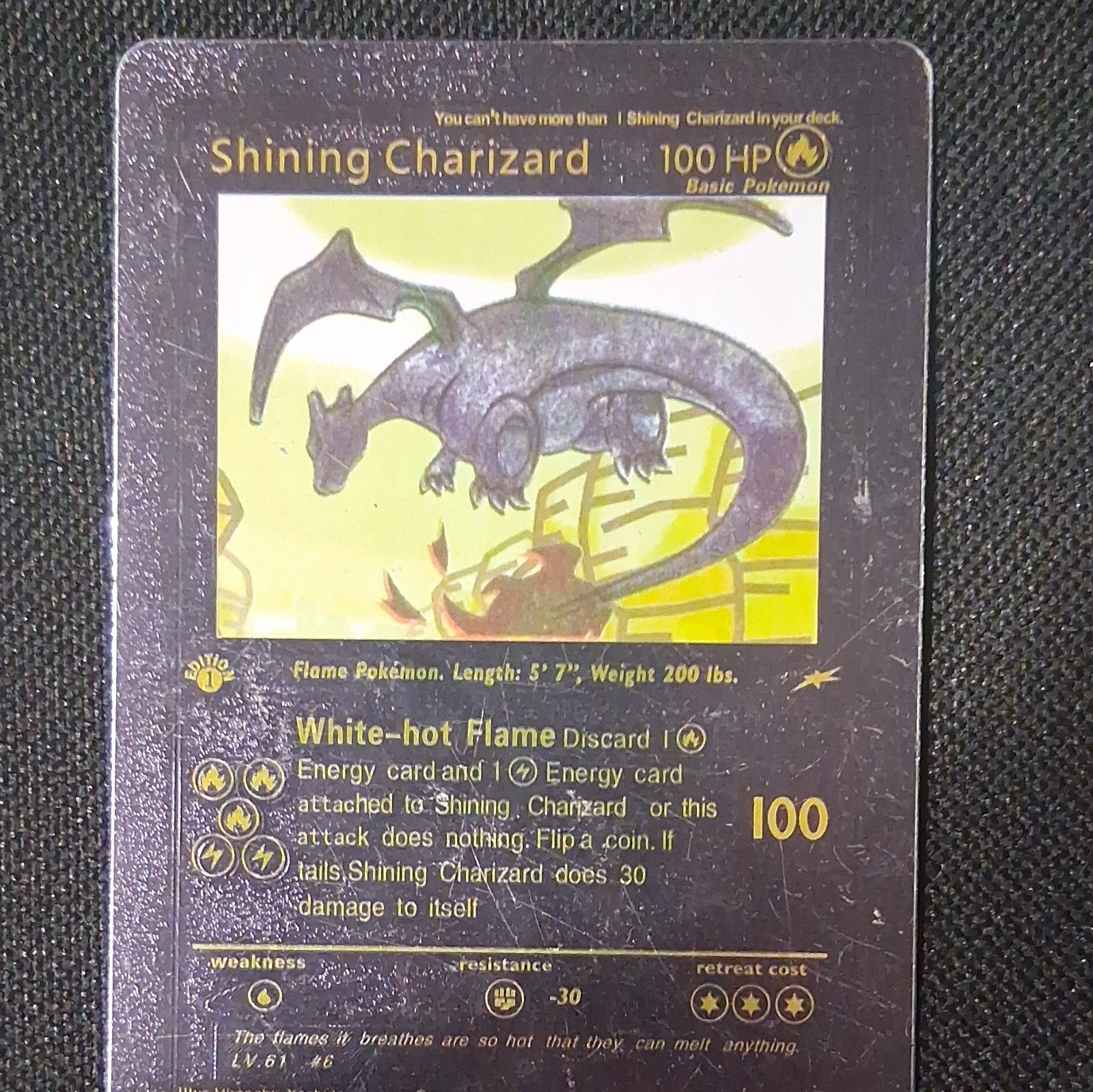 The Pokémon Company Shining Charizard Neo Destiny 107/105 1st Ed Holo Secret