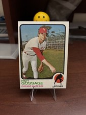 Topps 1973 Rich Gossage Chicago White Sox #174 Rookie Base Set Card. rookie card picture