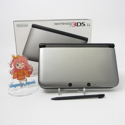 【Ausgezeichnet】Nintendo 3DS XL LL Silber x Schwarz Konsole Japan Ver. #Arr08/...