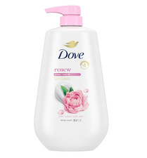 Dove Renew Peony Rose Oil Body Wash Moisturizing Pump 30.6 oz New