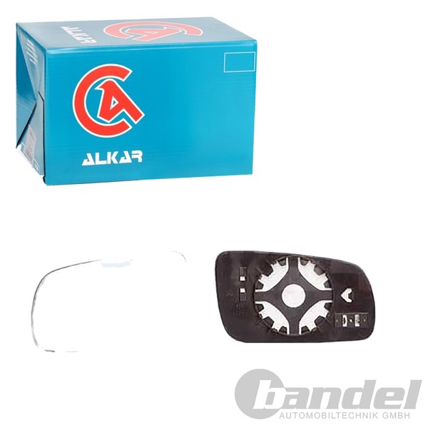Alkar Spiegelglas AsphÄRisch Beheizbar Blau GetÖNt Links Passend FüR Audi A3 A4-image