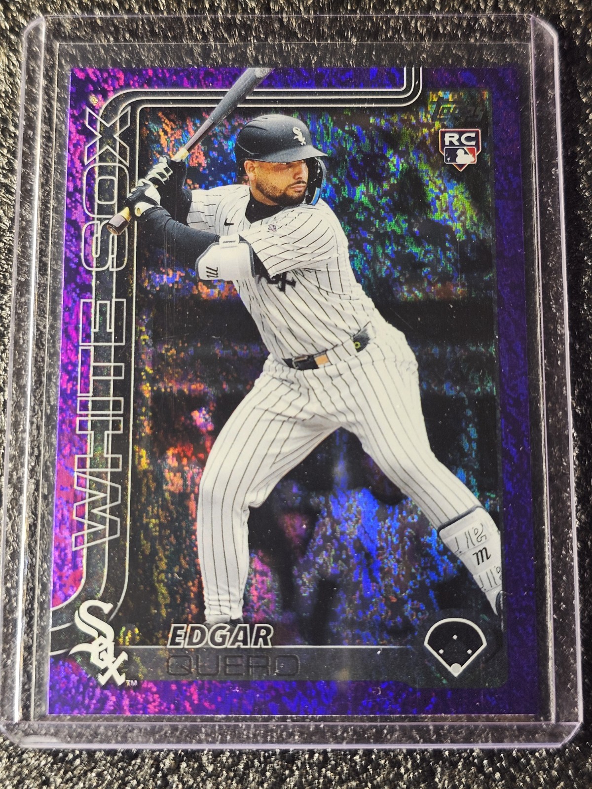 2025 Topps Update Series - Edgar Quero #US145 Purple Holofoil 051/250 (RC)