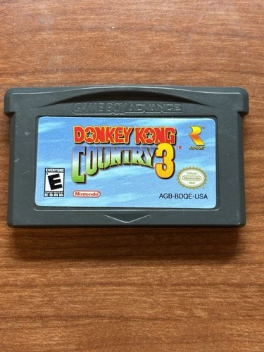 Nintendo Donkey Kong Country 3 Action Adventure Multiplayer GBA NTSC Tested