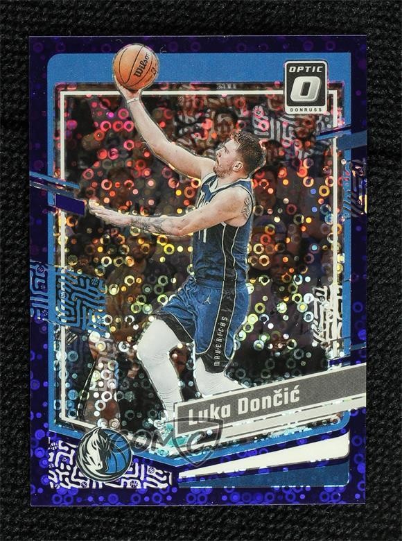 2023 Panini Donruss Optic Fast Break Purple Prizm 53/99 Luka Doncic Dončić 0g4t