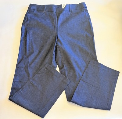 RAFAELLA Women s  Stretch Pants Blue Rinse Sz 14 NWT
