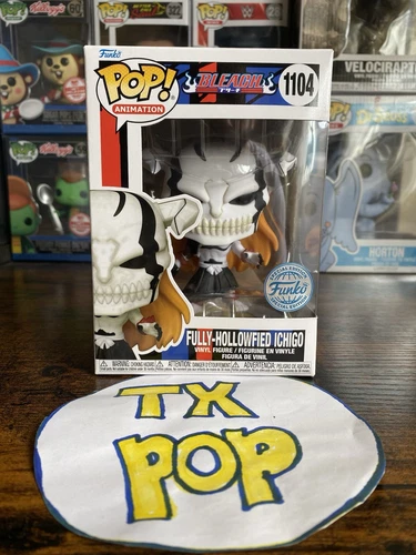 Fully-Hollowfied Ichigo #1104 Funko Pop! Bleach - SENT TRACKED IN PROTECTOR