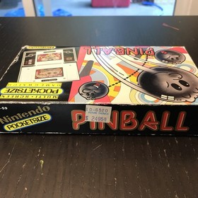 Nintendo Game And Watch Pocketsize Pinball PB-59 Rare Box Variant Collector