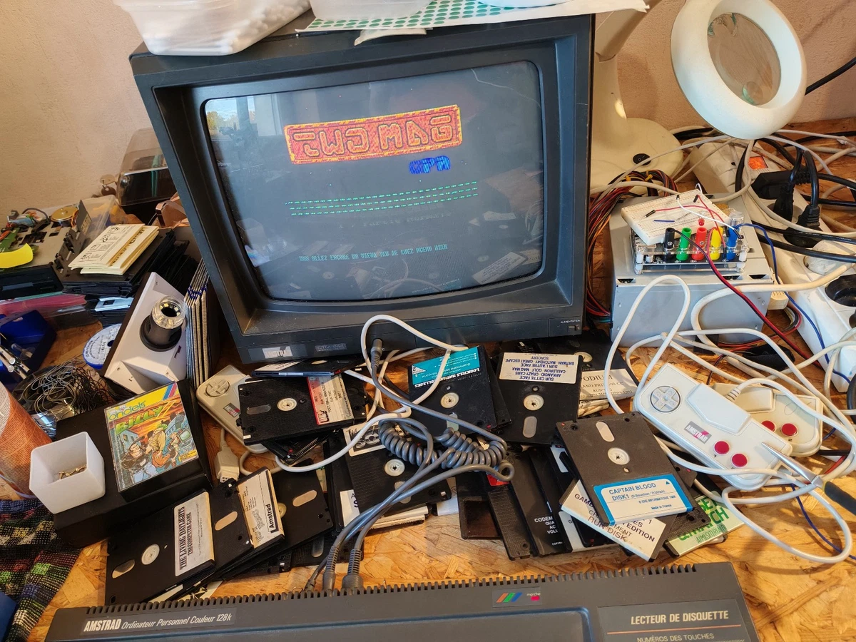 Lot De 10 Jeux Sur Disquette Pour Amstrad – Vintage Et Fonctionnel !