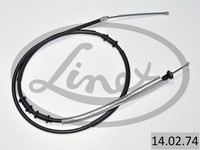 Handbremsseil Seilzug Links FÜR Fiat - Linex 14.02.74