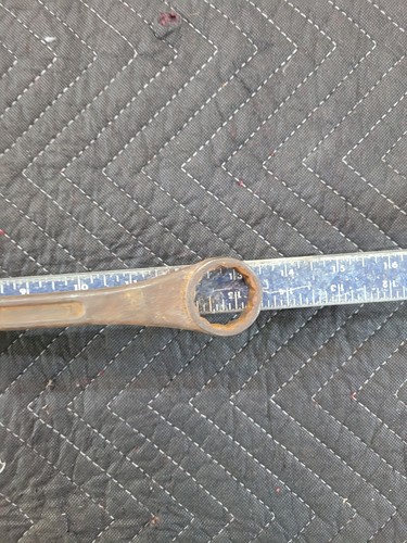 Vintage Lectrolite 15/16" & 1" Double Box End Wrench Offset - Picture 6 of 6