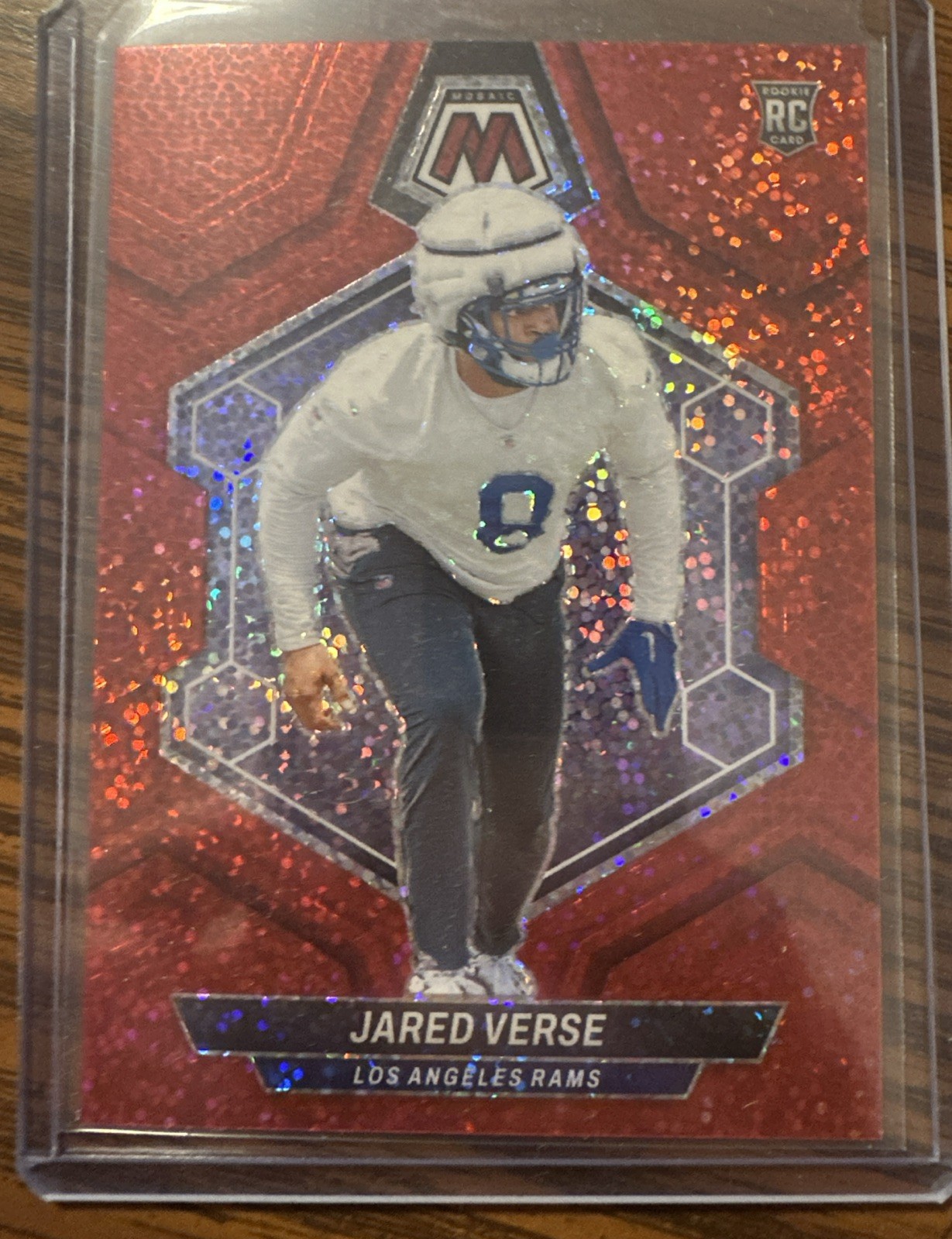 2024 Panini Mosaic Red Sparkle Prizm Jared Verse Rookie #319