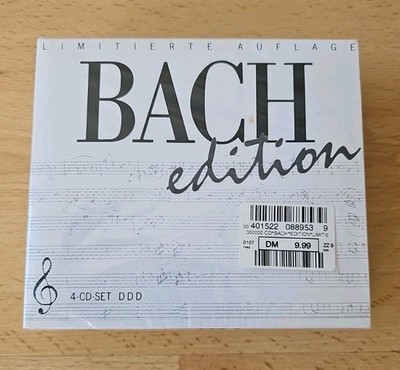 Bach Edition Limitierte Auflage - 4 CD Box Set 1997 Classic Masterworks |OVP&Neu
