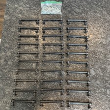 30 Pc Dark Oil Rubbed Bronze Cabinet Hardware Drawer Bar Handles Pulls 5 1/8"
