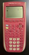 Texas Instruments Ti-84 Plus Silver Edition Graphing Calculator Pink Tested Work