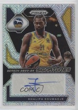 2023-24 Prizm Turkish Airlines EuroLeague Mojo 19/25 Khalifa Koumadje Auto 1pe9