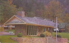 Vintage Cox's Gateway Motel Gatlinburg Tennessee Postcard AAA Duncan Hines