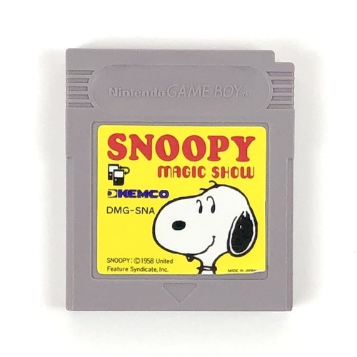 Snoopy Magic Show W/Box Instruction KEMCO Kotobuki System DMG-SNA Game Boy - Picture 7 of 10