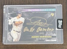 2024 Topps Inception Jasson Dominguez Gold Inscription Auto 1/1 RC Yankees