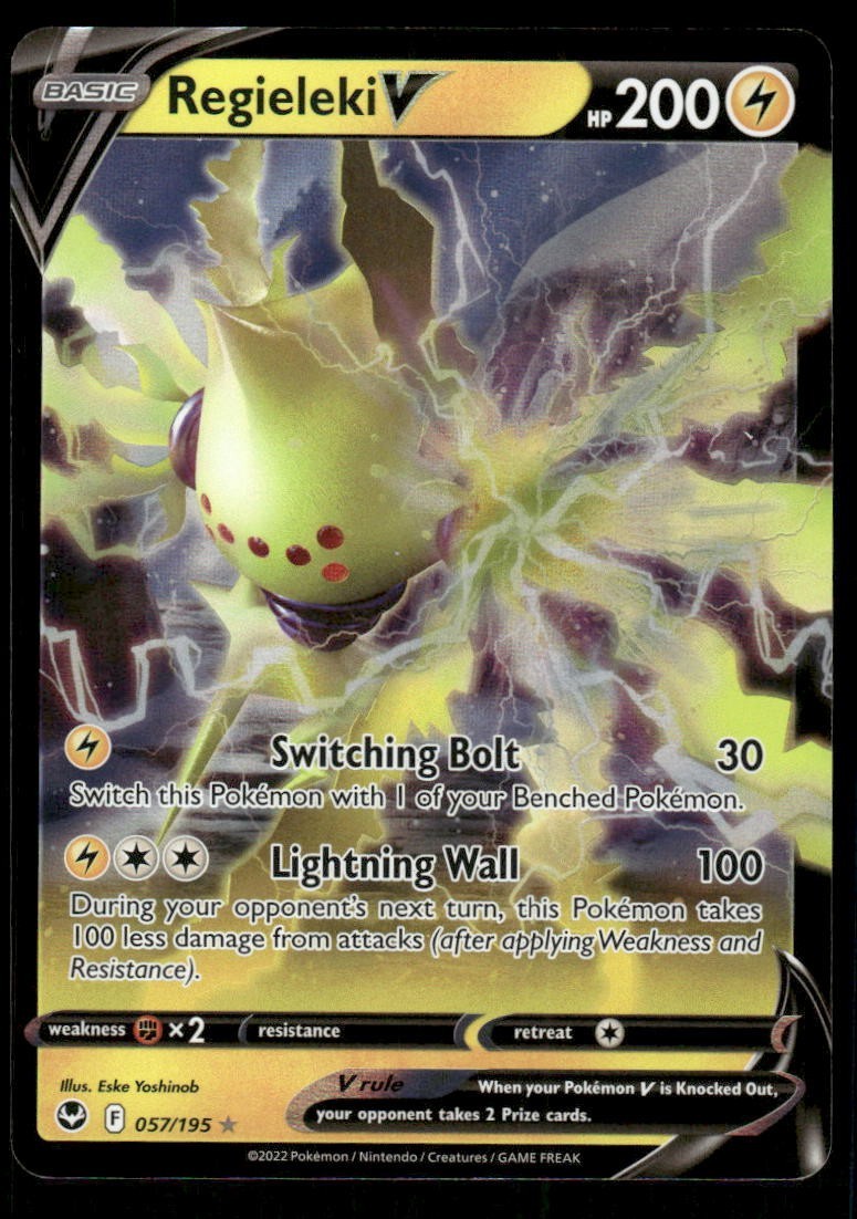 Pokemon Tcg Regieleki V #57 Pokemon Silver Tempest nm