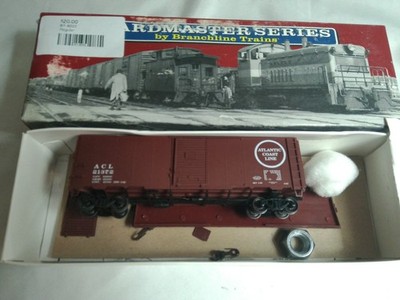 Branchline HO Atlantic Coast Line AAR 40' Boxcar ACL #21372 Partially Built Kit