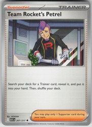 Team Rocket's Petrel 207/217 Mega Evolutions: Ascended Heroes