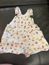 Vintage Rare Fruit Print OshKosh B'gosh Overalls 3T
