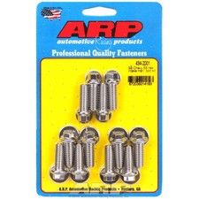 Arp Intake Bolt Set 434-2001 Polished Stainless Hex 38-16 X 1 In. For Sbc