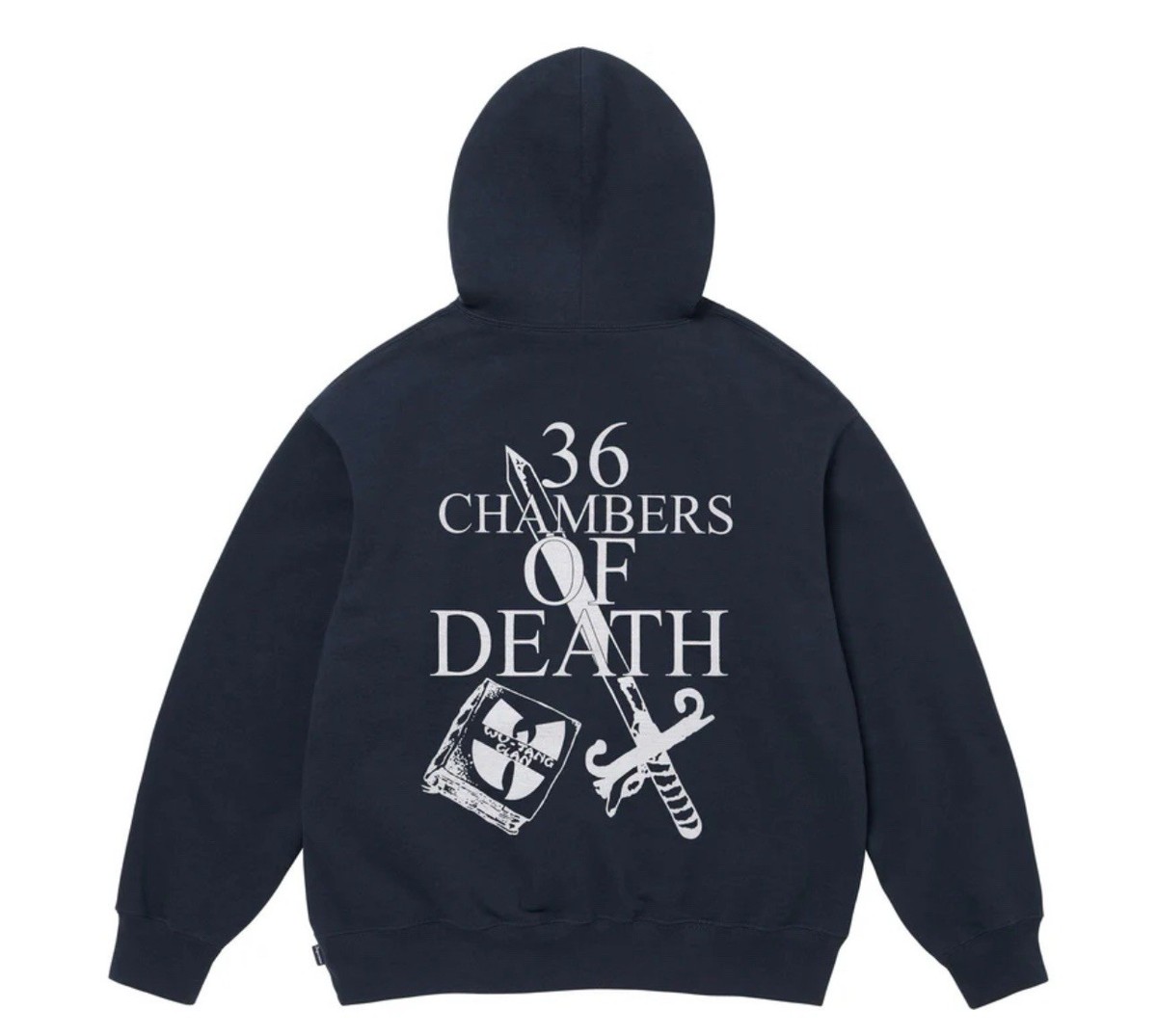 トップス Supreme Wu-Tang Clan Hooded Sweatshirt Supreme x Wu Tang Clan Hooded Sweatshirt Navy Size Large FW25 In